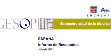 Barómetro anual de la Bicicleta en España 2011